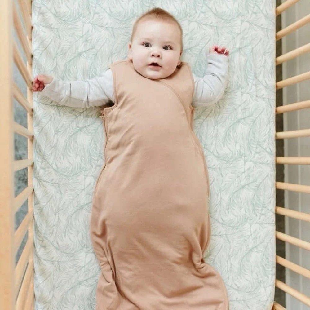 NEW Goumi Kids Slumber Sleepbag Sandstone Size 0-3 Months Baby Sleep Sack Bamboo